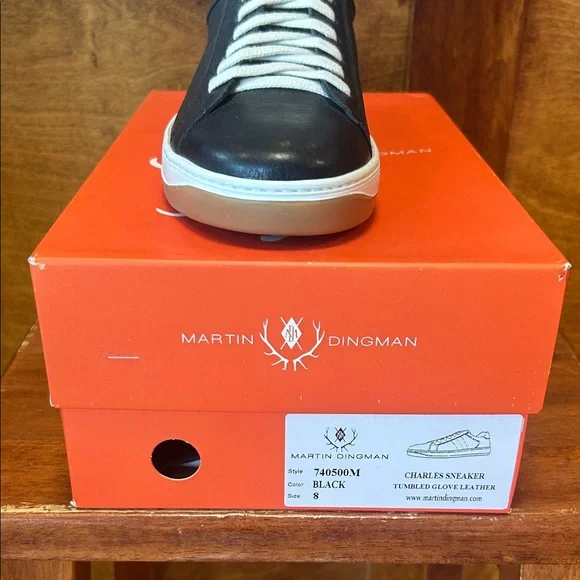 Martin Dingman Black Leather Sneakers - Picture 5 of 5